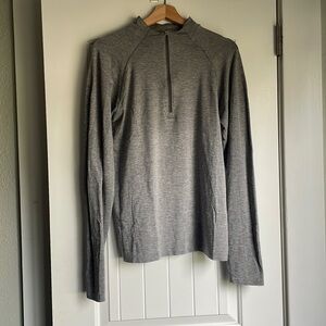 Lulu Lemon SZ M Quarter Zip Long Sleeve